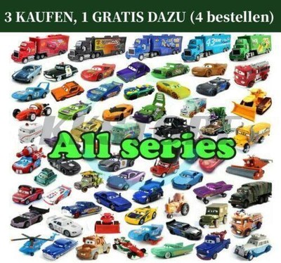 2024 Disney Cars McQueen' Film Metall Spielzeug Autos Geschenke für Kinder DE
