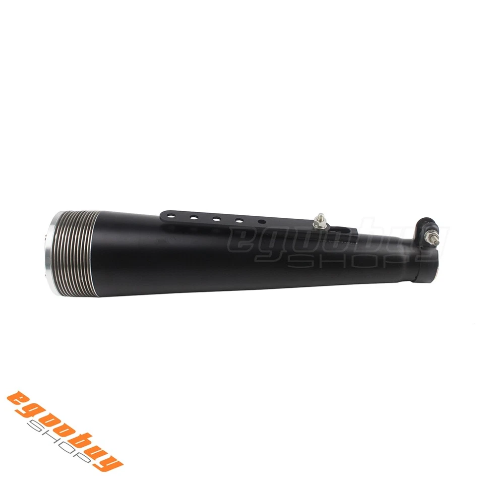 Motorcycle Muffler Exhaust Pipe Silencer 43cm For Dirt Bike Scooter ATV 37-45mm - Imagem 4 de 4