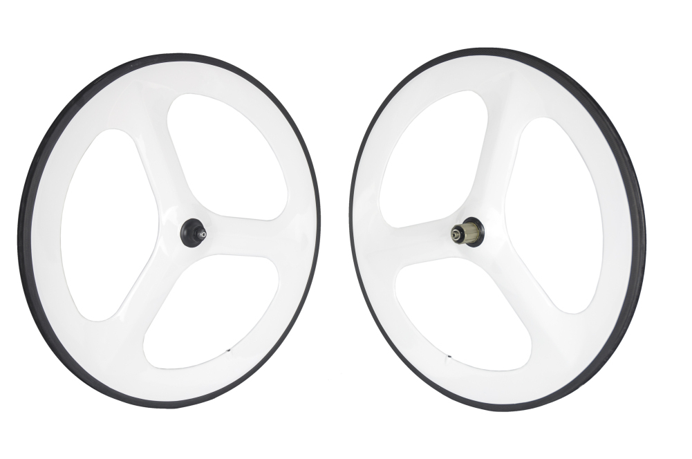 700C 70mm Tri Spokes Carbon Wheelset 3 Spoke Road Bike Wheelset Bicycle