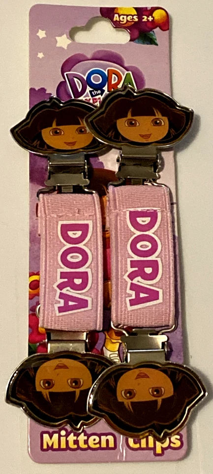 Clips de manopla Dora The Explorer color rosa para edades 2+ Nick Jr. NUEVO Foto 2 de 4