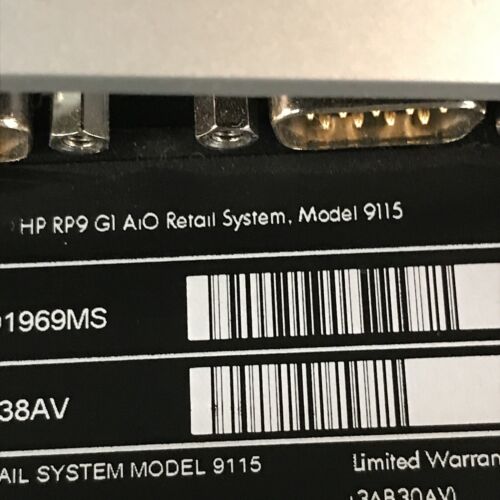 HP RP9 G1 Retail AiO 9115 Touch Screen POS i5-7600 16GB *BIOS LOCK* - Picture 6 of 8