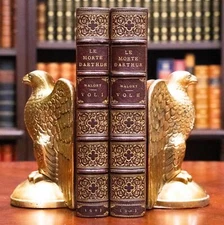 1903 King Arthur Le Morte Darthur Fine Leather Bound by Zaehnsdorf