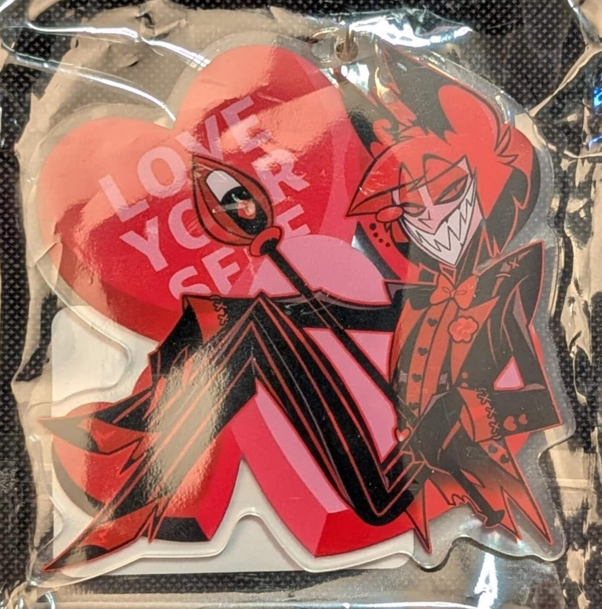 Hazbinhotel Key chain 3点セット Hazbin Hotel Charlie & Vaggie Valentine's Keychain Set