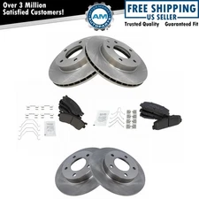 Front & Rear Ceramic Disc Brake Pad & Rotor Kit for 03 Mazda Protege