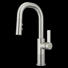 Pfister GT572-MTS Montay Single Handle Pull Down Bar Faucet in Stainless Steel