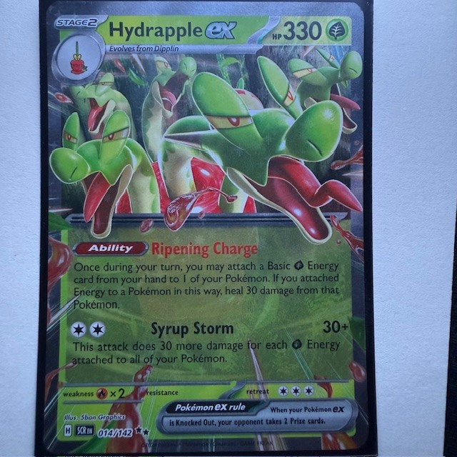 Hydrapple ex - Double Rare SV07: Stellar Crown 014/142 NM