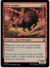 Boar q pine Foil 124 Avatar: The Last Airbender Magic the Gathering