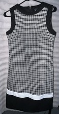 womens tommy hilfiger dress Size 4 Sleeveless Black And White