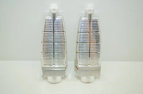 Transformers G1 Vintage Base Scorponok Part Piece Accessory Chrome Leg Guard x2