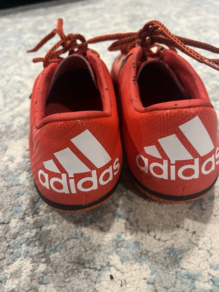 Zapatos de fútbol sala Adidas x 15.3 para hombre talla 9.5 naranja y negro EE. UU. Foto 2 de 4