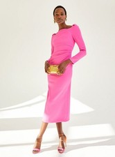 Suzannah London Halley Dress Hot Pink Size 14 NWT