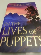 SIGNED In the Lives of Puppets by TJ Klune FAIRYLOOT EXCLUSIVE HC Sprayed Edges