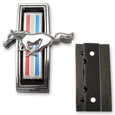 1969 MUSTANG GRILLE ORNAMENT WITH MOUNTING BRACKET