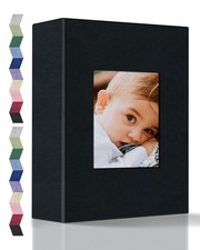 popotop Photo Album 4x6-100 Photos Photo Books with 100 Vertical Pockets,Linen C