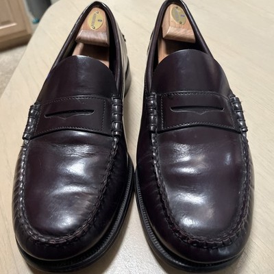 Sebago Classic Penny Loafers Burgundy Leather Handsewn Men s Size 12EEE