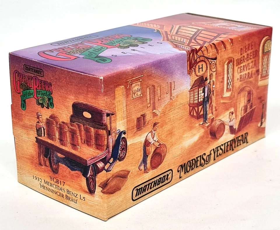 Matchbox Yesteryear Mercedes Benz L5 Henninger Brau 1932 YGB17 Diecast Truck - Image 2 of 4