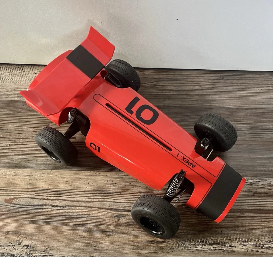 FAO Schwarz 2017 Merchsource RC Race Car Red Apex-1 01 No Remote UnTested PARTS  - Image 3 of 4