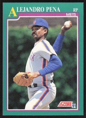1991 Score Alejandro Pena New York Mets #204