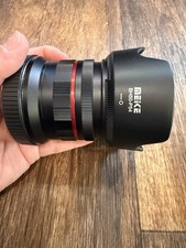 Meike 50mm f/1.7 lens (manual focus) + Extens...