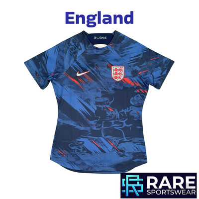 England 2022 Pre Match Fußballtrikot Damen Größe 4-6 XS (NEUWERTIG) NIKE DM9567-492