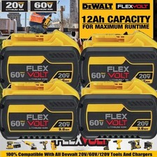 2/4x For Dewalt FLEXVOLT 20V/60V 9Ah MAX Lithium-ion Battery DCB609-2 DCB606