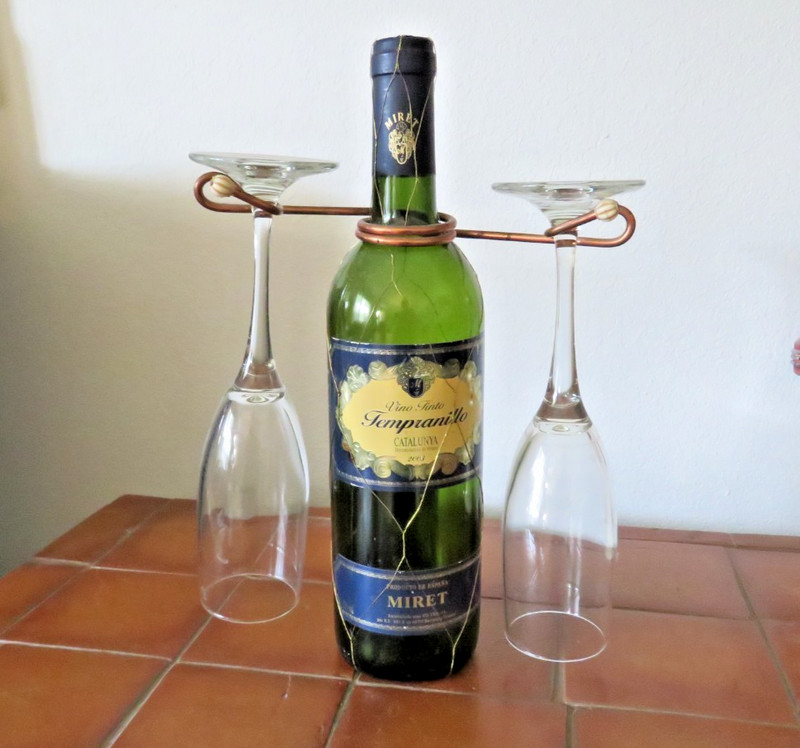 2 Wine Glass Caddy