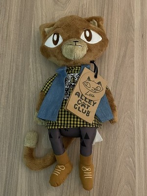 ALLEY CAT CLUB Plüschtier Kuscheltier Lou The Manhattan Toy Company Neu mit Etikett
