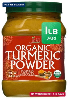 USDA Organic Turmeric Root Powder 100% Pure Raw Curcuma Antioxidant Longa 1 LB