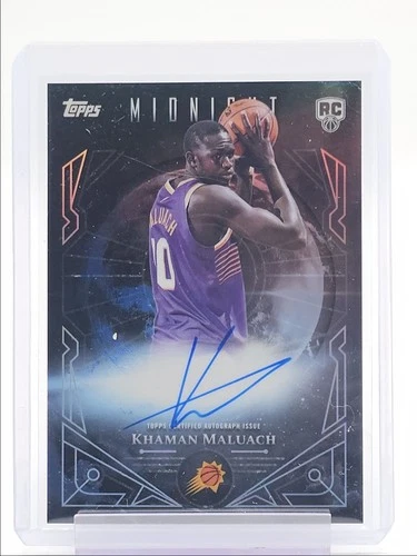 KHAMAN MALUACH 2024-25 TOPPS MIDNIGHT SUN ROOKIE SIGNATURES A RC AUTO Q4743