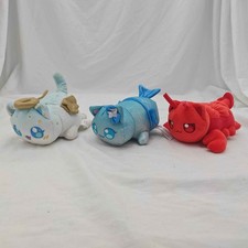 Aphmau MeeMeows 6  Plush Lot of 3 Sparkle Mermaid Lobster Angel Cat