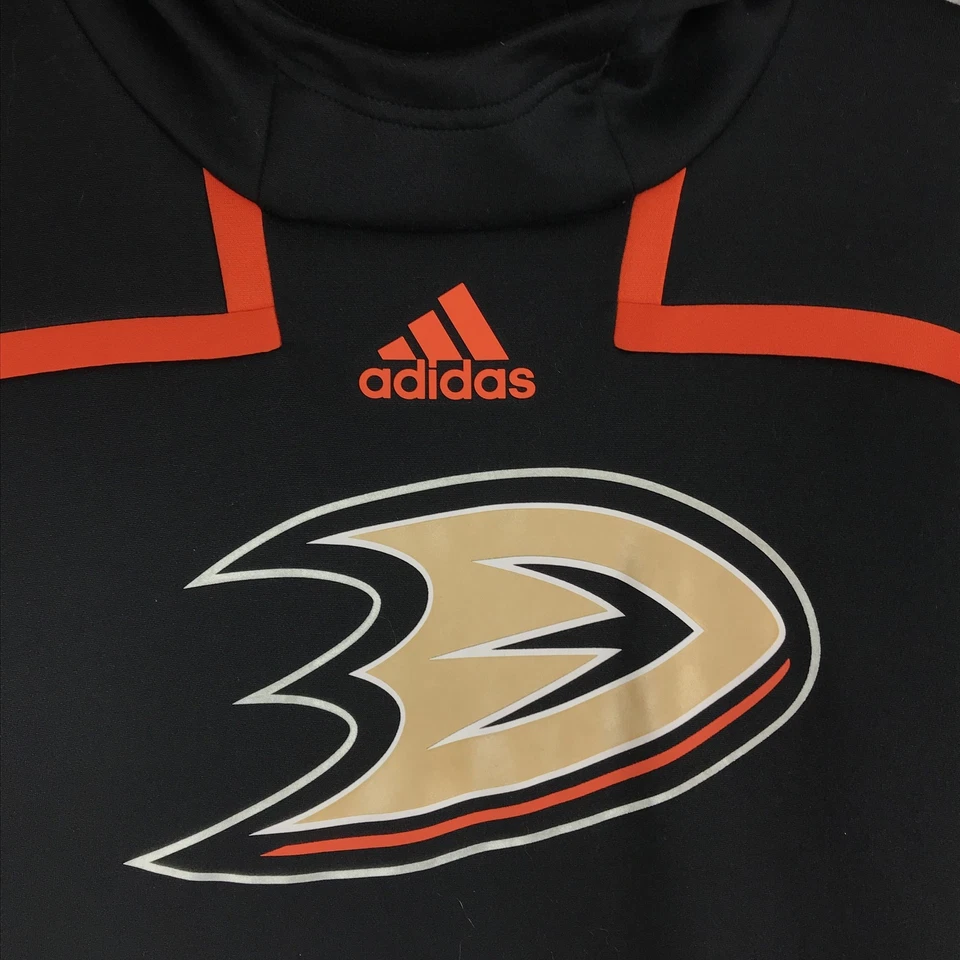 Sudadera con Capucha Anaheim Ducks Para Hombres Mediana NHL Hockey Pullover Sudadera Adidas Foto 2 de 4