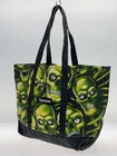 Sac fourre tout en denim Supreme Skull Pile 18SS couleur noir vert 35x36x17cm occasion
