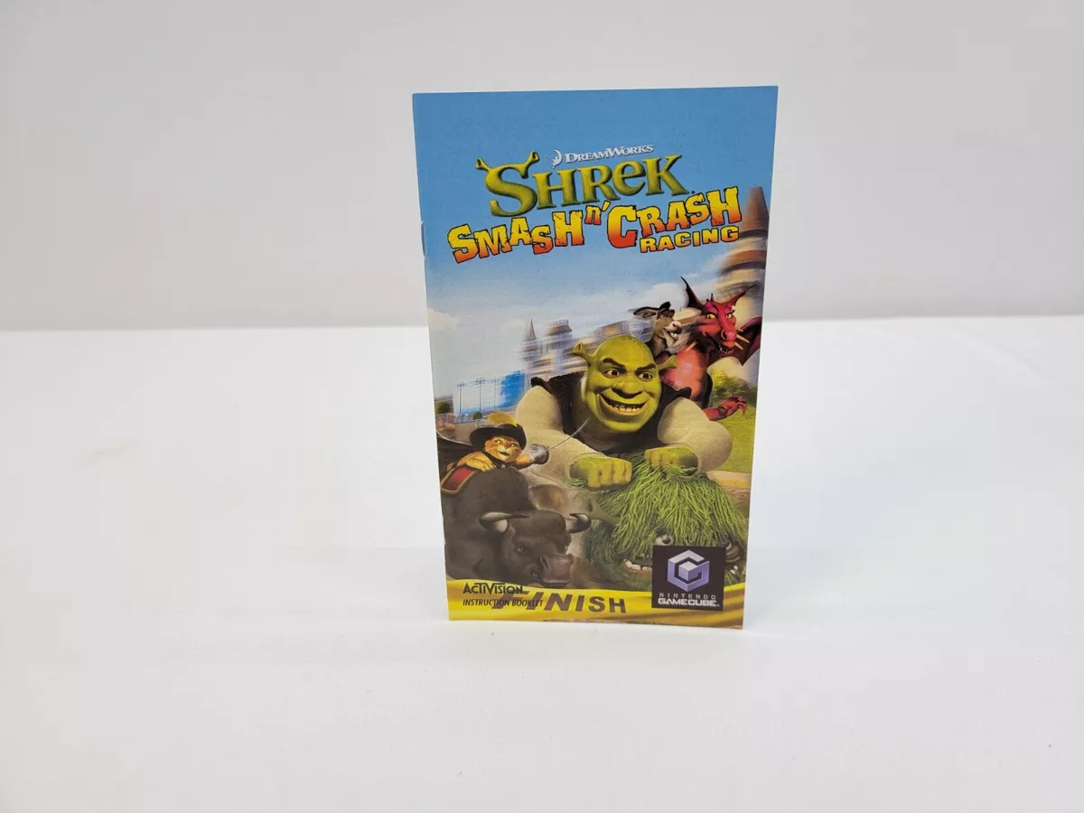 Shrek Smash n' Crash Racing (Nintendo GameCube GC) Booklet