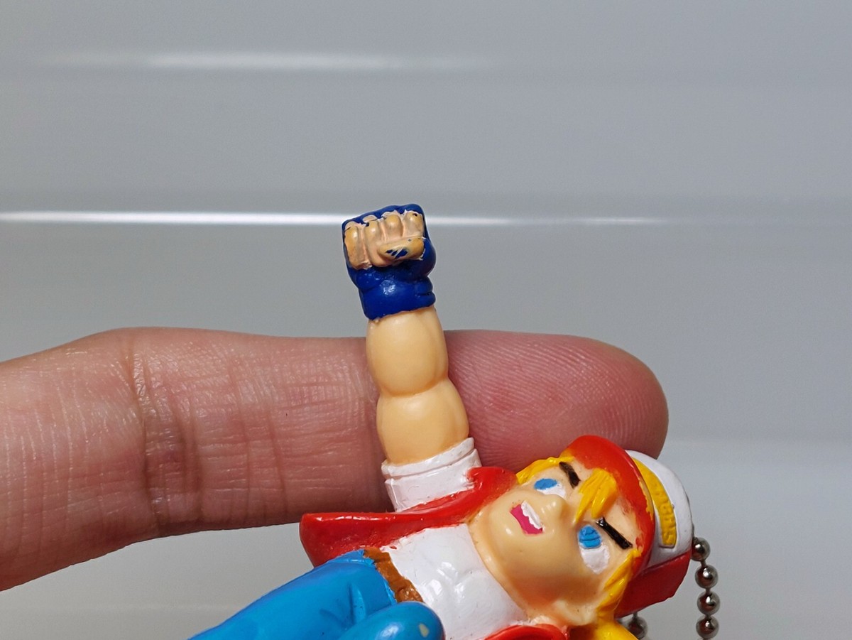 Fatal Fury Terry Bogard Keychain Figure Bandai SNK 1995 Japan K08