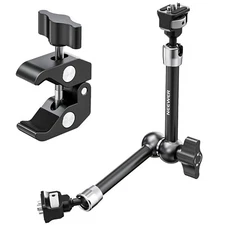 NEEWER 11" Articulating Magic Arm Clamp Mount Camera Monitor with Super Clamp