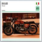 Ducati 750 Gt Touring 1971 Italy Edito Service Atlas Motorcycle Card