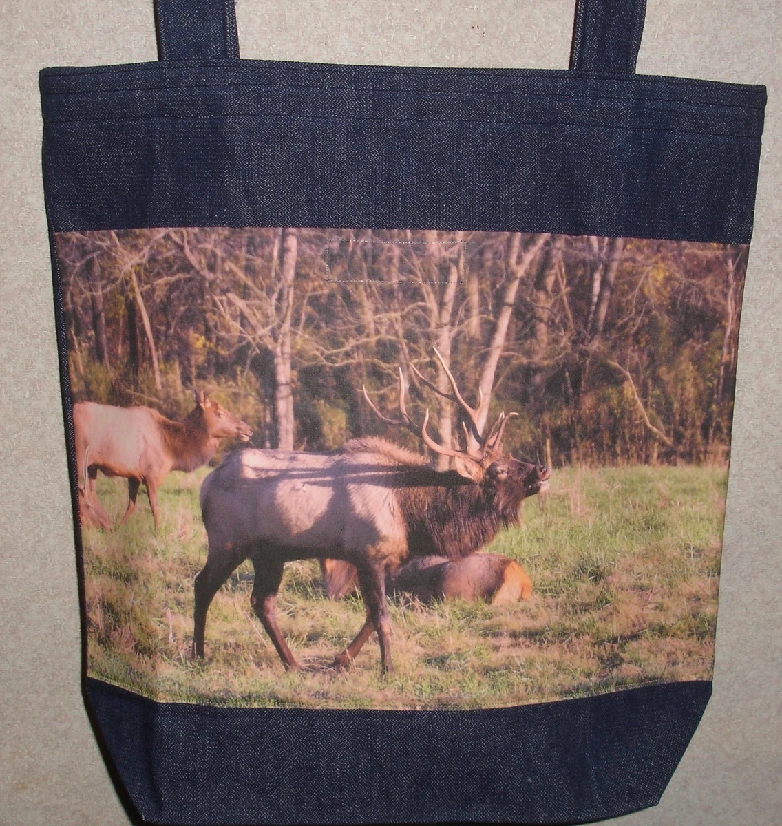 Bull denim deals tote bag