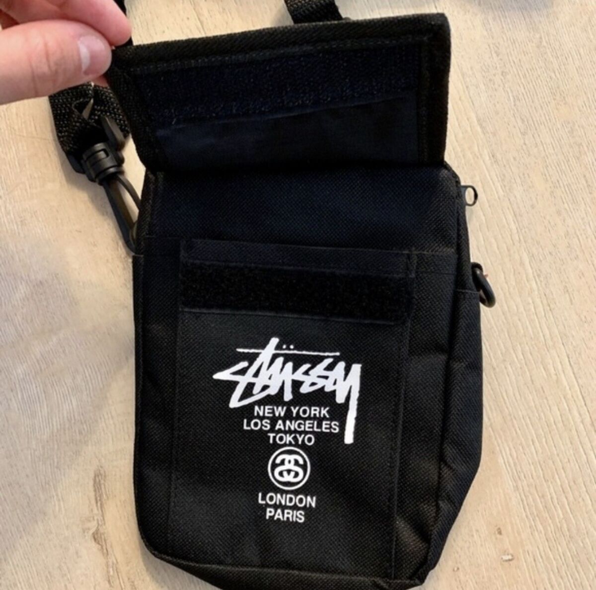 New Stussy crossbody Small Black Bag | eBay New Stussy crossbody Small Black Bag | eBay