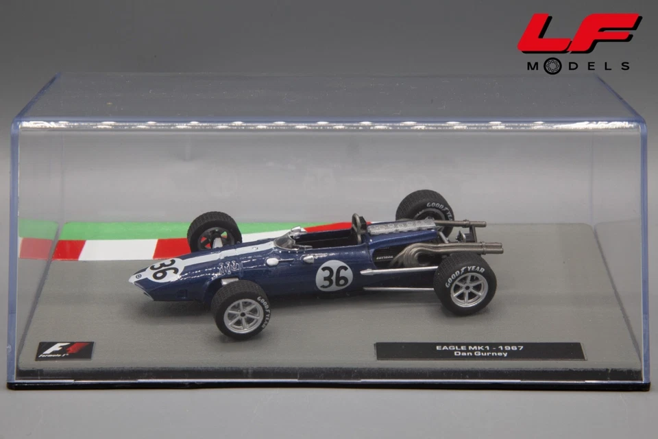 1:43 Eagle MK1 1967 Dan Gurney - F1 Collection - Immagine 3 di 3