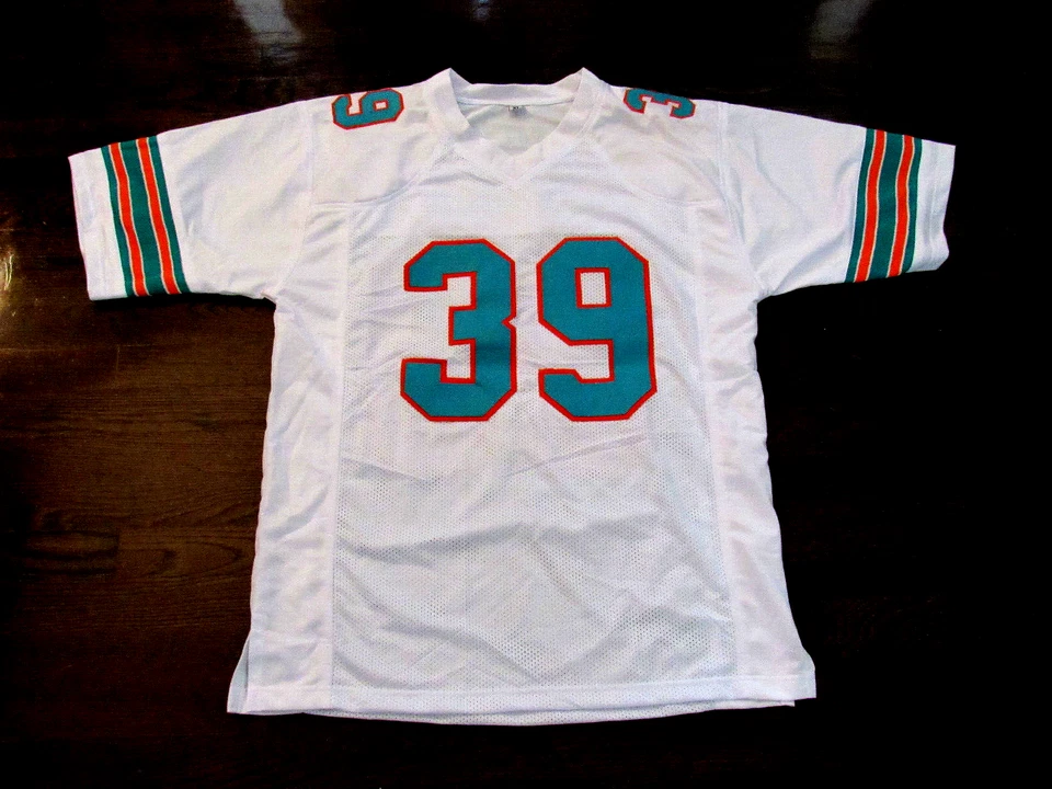 LARRY CSONKA SBC MIAMI DOLPHINS HOF SIGNED AUTO DOLPHINS FOOTBALL JERSEY JSA - Image 4 of 4