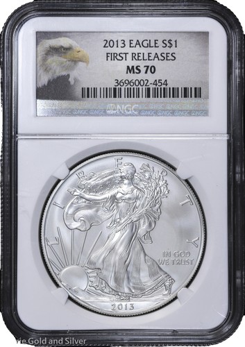2018 Silver Eagle NGC MS70 First Releases in Rare Chrome Holder | eBay