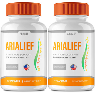 (2 Pack) AriaLief Nerve Support Brain & Cognitive Health Pills (120 Capsules)