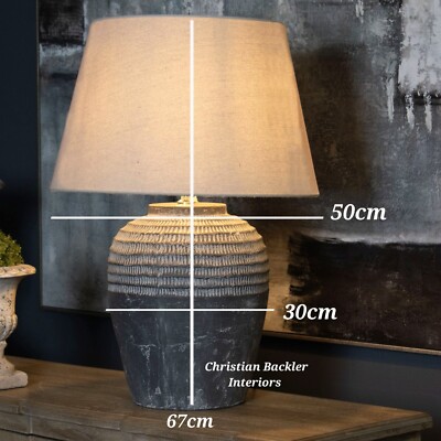 Rustic stone lamp deals