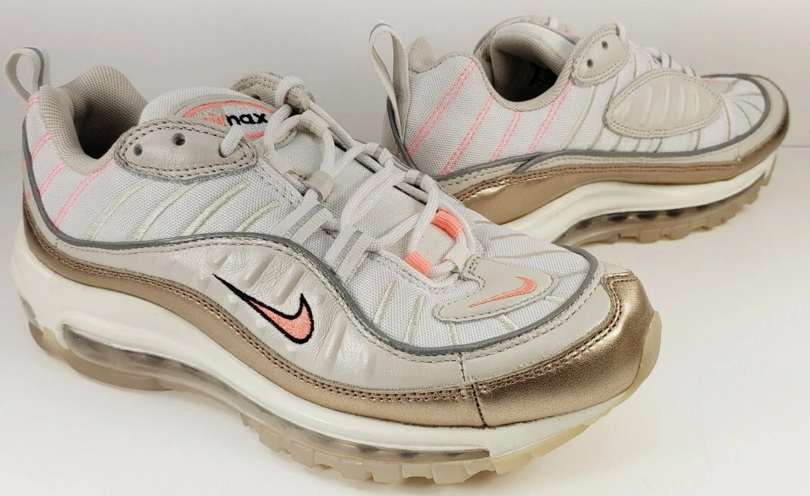 Nike Air Max 98 Women&#039;s 7 Orewood Brown Lava Glow Gold C19907-100 | eBay