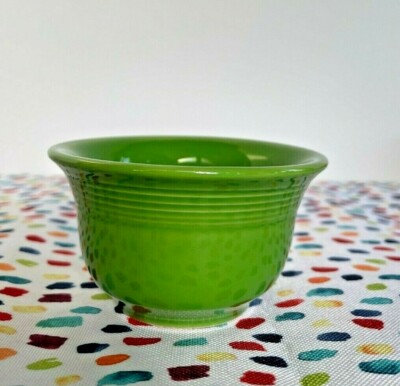 Fiestaware Shamrock Bouillon Bowl Fiesta Retired Green Prep Cup