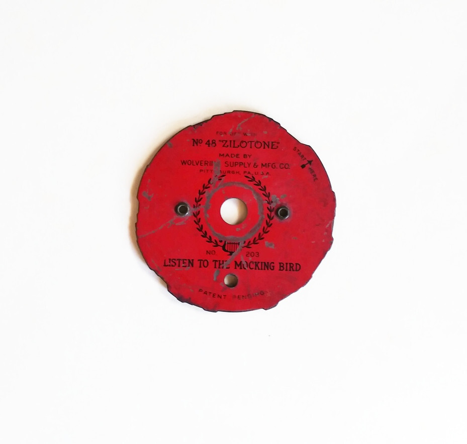 1930'S Wolverine 48 Zilotone Disc No. 203 - The Mockingbird