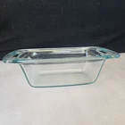 Vintage Pyrex C213 Easy Grab 1.5-quart Rectangular Blue Glass Loaf Pan