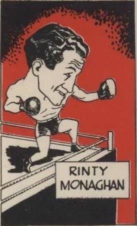 1947 D. Cummings & Son Famous Fighters Swop Cards - Rinty Monaghan #17