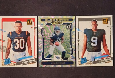 2023 Donruss Football BLUE PRESS PROOF with Rated Rookies You Pick the Card!