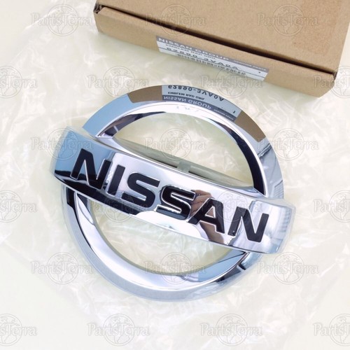 62890-3VA0A New Genuine OEM Nissan 2014-19 VERSA NOTE Front Grille Chrome Emblem - Picture 2 of 8